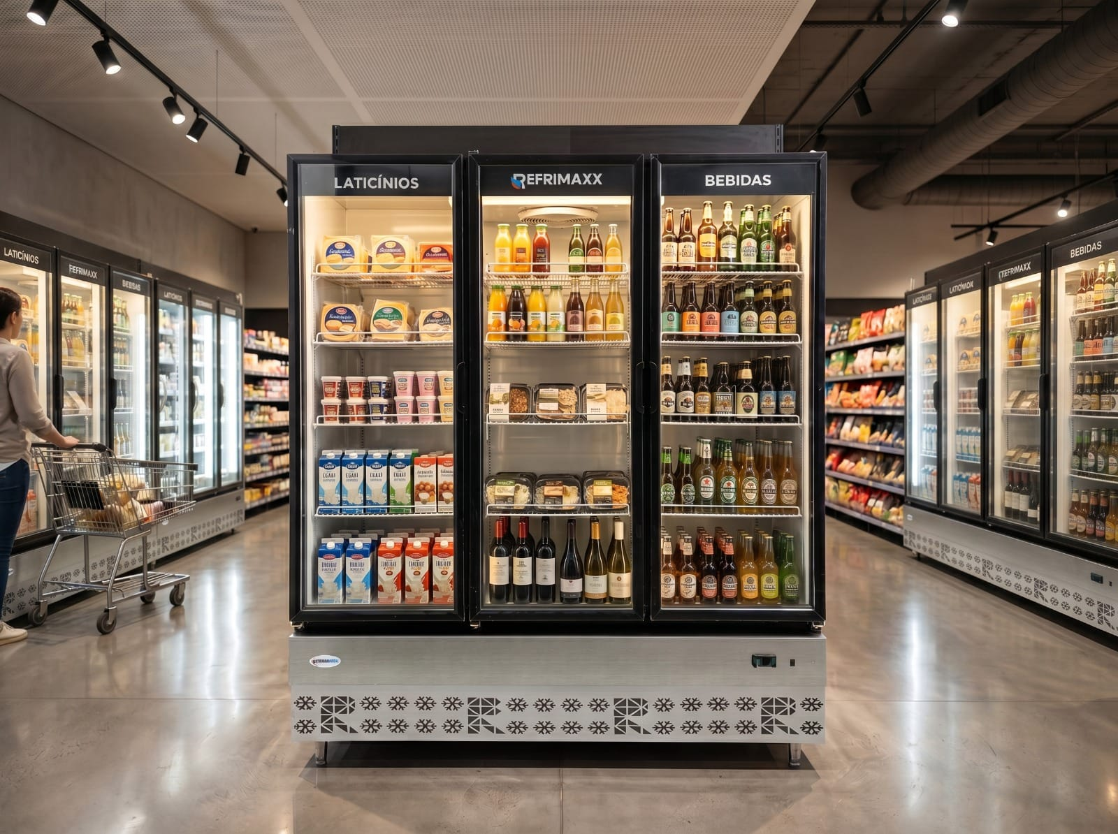 Refrigerador expositor vertical